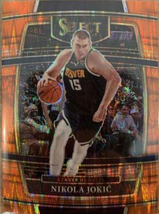 2021 Nikola Jokic [Orange Flash Prizm] #82