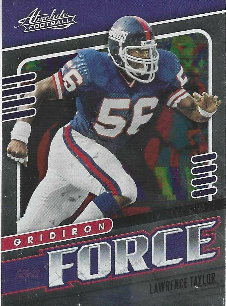 Lawrence Taylor #1 Football Cards 2019 Panini Absolute Gridiron Force