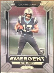 Xavier Legette #15 Football Cards 2024 Panini Prizm Emergent