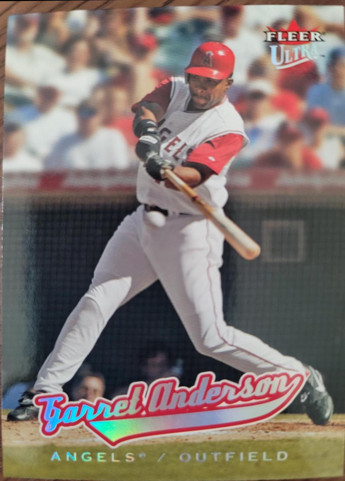 Garret Anderson #25 Baseball Cards 2005 Fleer Ultra