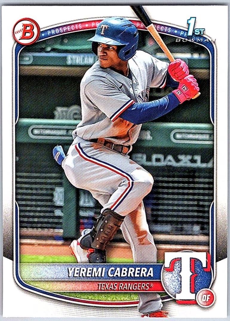 Yeremi Cabrera #BP-146 Baseball Cards 2025 Bowman Prospects