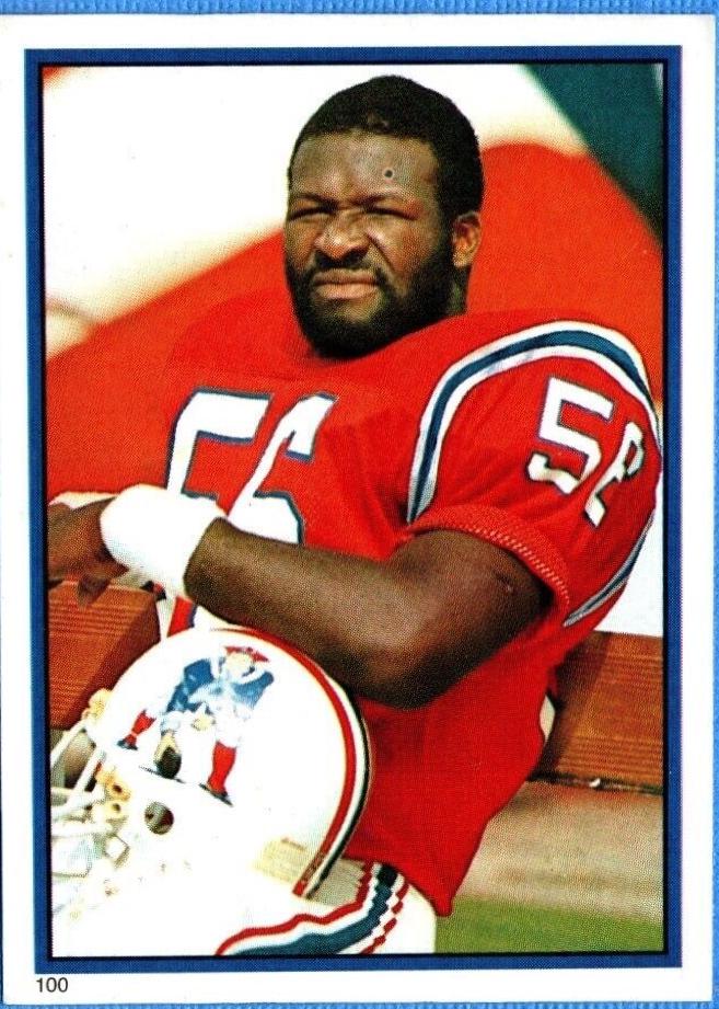 Andre Tippett #100 1985 Topps Stickers Football