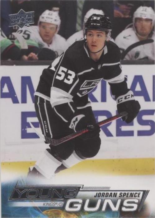 Jordan Spence #238 Hockey Cards 2022 Upper Deck
