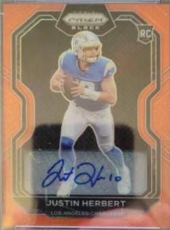 Justin Herbert [Orange Signature] #PB-3