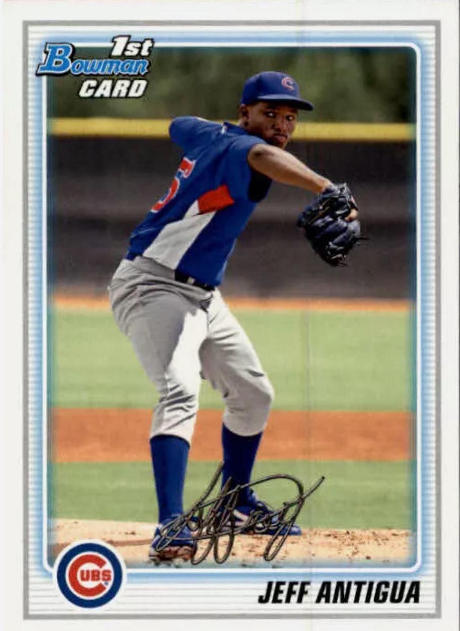 Jeff Antigua #BP13 Baseball Cards 2010 Bowman Prospects