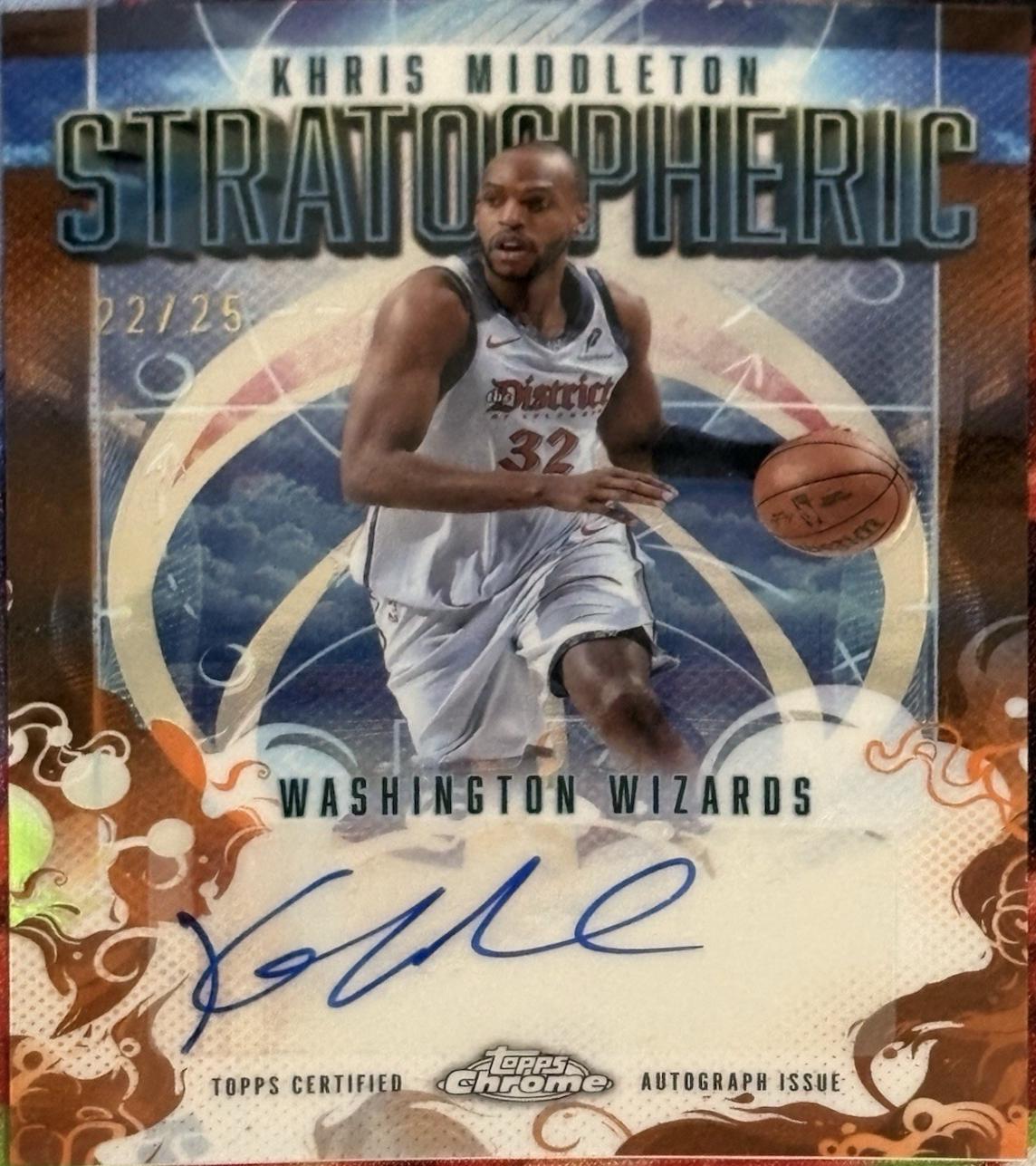 Khris Middleton [Refractor Orange] #SM-KM