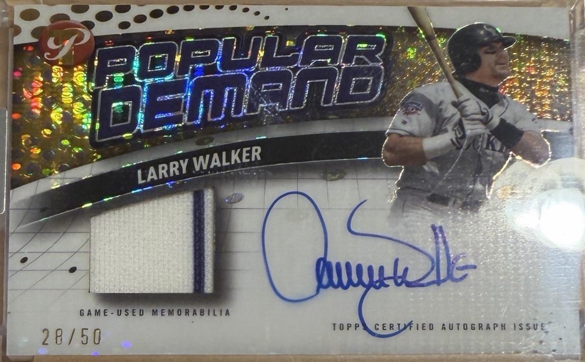 2026 Larry Walker #PDAR-LW