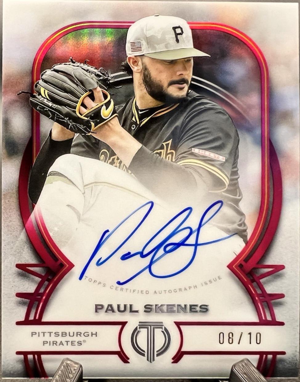 Paul Skenes #TRT-PS 2026 Topps Tribute Baseball Tribute To Topps Autographs