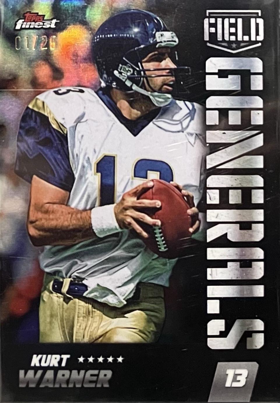 Kurt Warner [Black Refractor] #FG-6