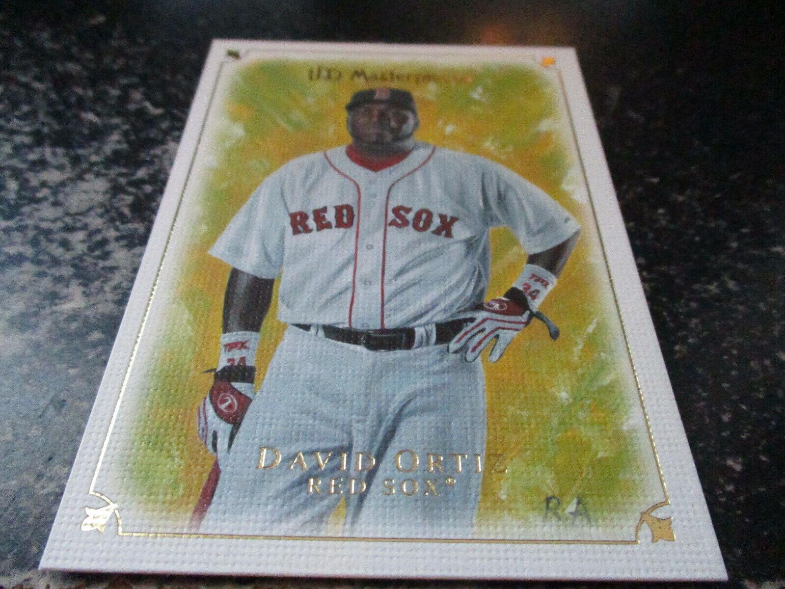 David Ortiz #14 Baseball Cards 2007 Upper Deck Masterpieces