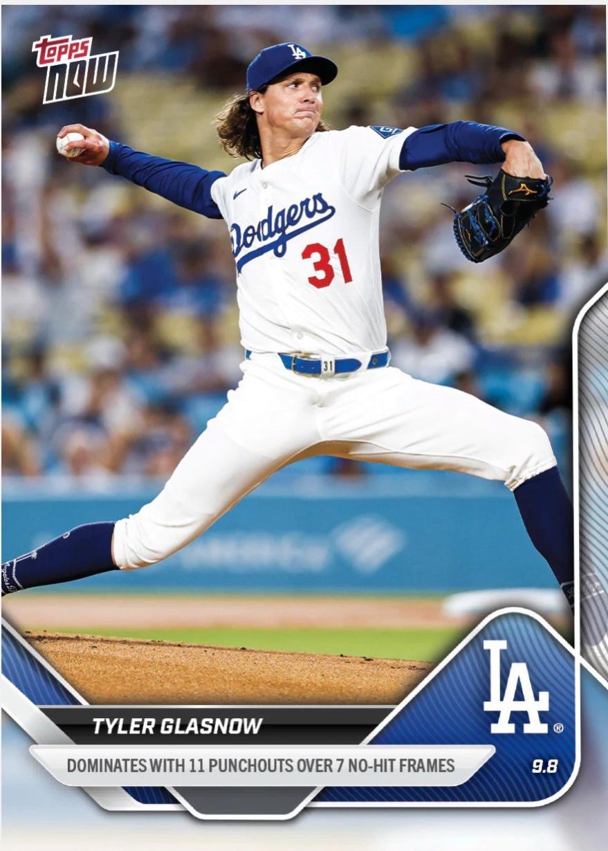 Tyler Glasnow #680 2025 Topps Now Baseball