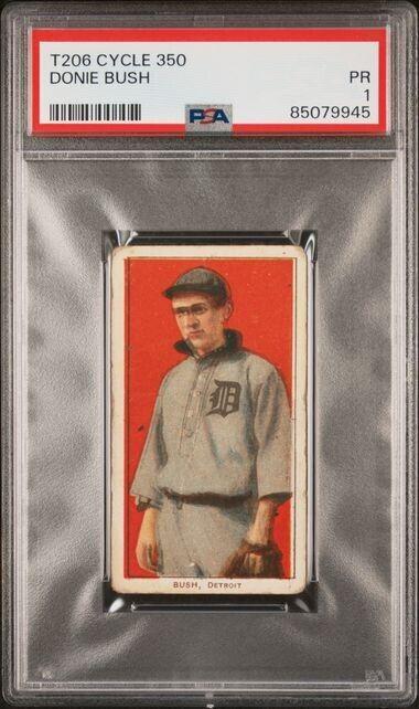 Donie Bush #NNO Baseball Cards 1909 T206 Cycle 350