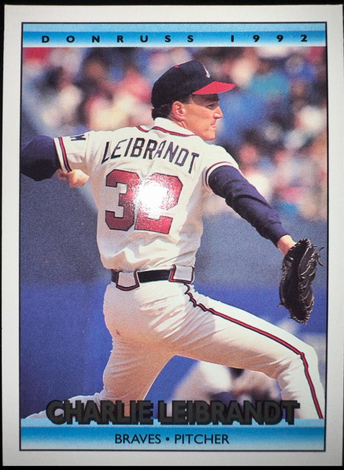 Charlie Leibrandt #84 Baseball Cards 1992 Donruss