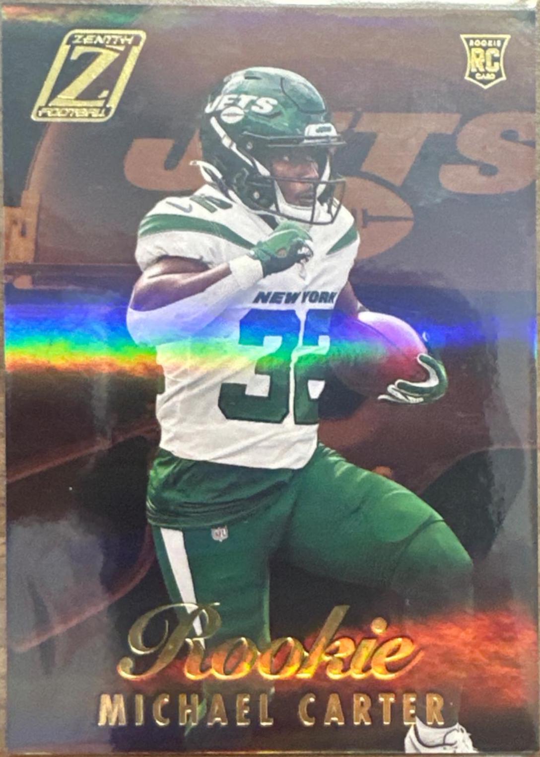 Michael Carter #69 Football Cards 2021 Panini Zenith