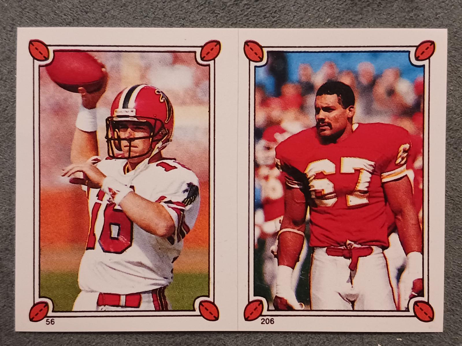 David Archer, Art Still Football Cards 1987 Topps Stickers