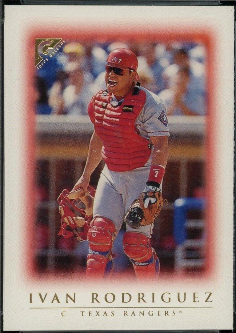 Ivan Rodriguez #40 Baseball Cards 1999 Topps Gallery
