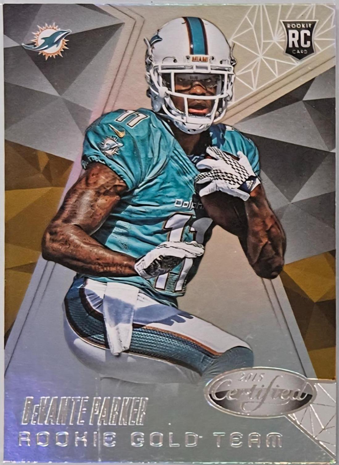 DeVante Parker #RGT7 Football Cards 2015 Panini Certified Rookie Gold Team