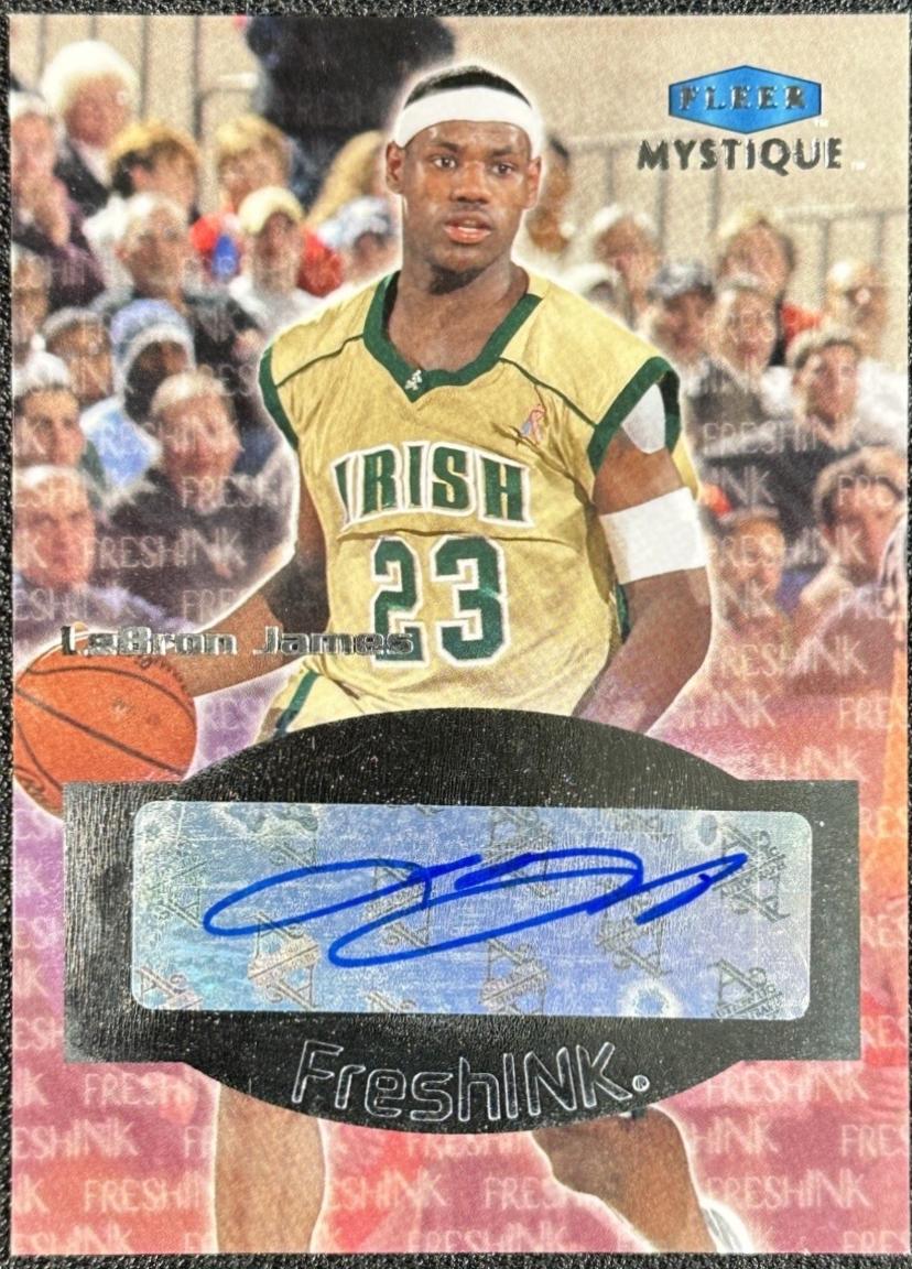 LeBron James #MFI-LJ 2012 Fleer Retro Mystique Fresh Ink Basketball