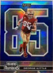 George Kittle [Blue] #BTN-22 Football Cards 2020 Panini Playoff Behind the Numbers Prices