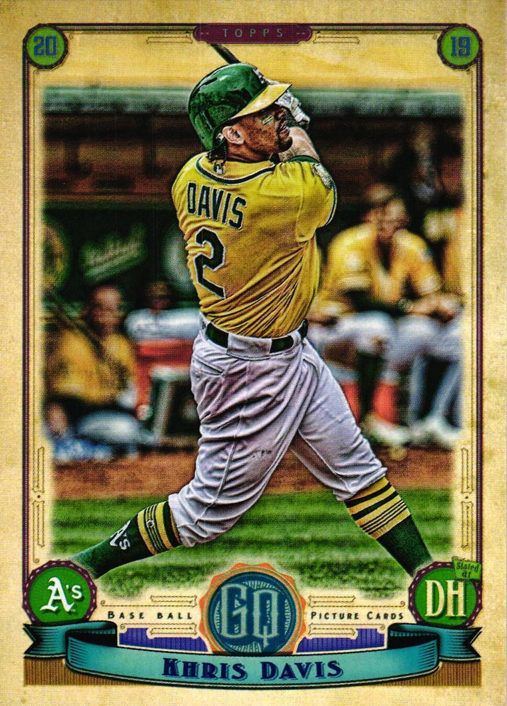 Khris Davis #3 Baseball Cards 2019 Topps Gypsy Queen