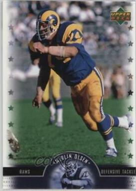 Merlin Olsen #47 Football Cards 2005 Upper Deck Legends