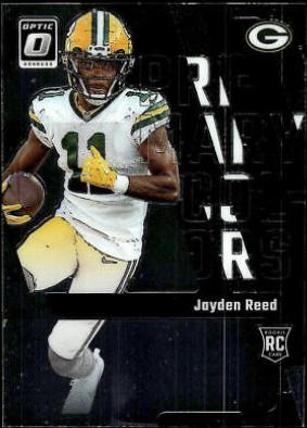 Jayden Reed #12 Football Cards 2023 Panini Donruss Optic Primary Colors
