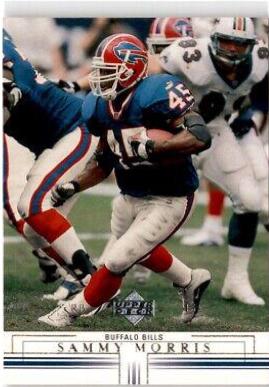 Sammy Morris #19 Football Cards 2001 Upper Deck