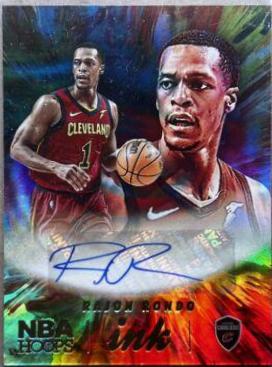 Rajon Rondo #HI-RJR Basketball Cards 2022 Panini Hoops Ink Autographs