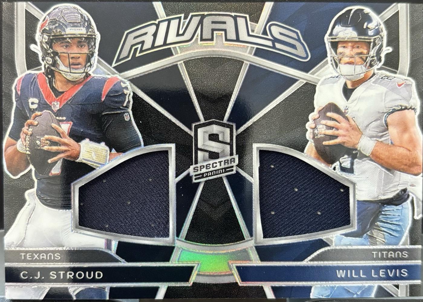 C.J. Stroud / Will Levis #RVL-CJSWL Football Cards 2024 Panini Spectra Rivals
