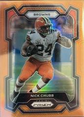 Nick Chubb [Orange] #69 Prices | 2023 Panini Prizm | Football Cards