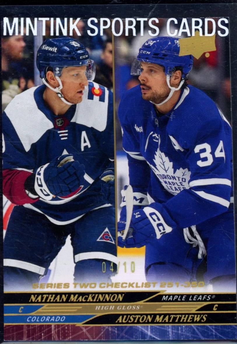 Nathan MacKinnon / Auston Matthews [High Gloss] #449