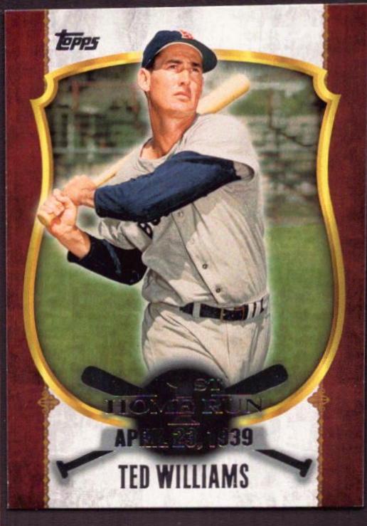Ted Williams #FHR-5 Baseball Cards 2015 Topps First Home Run Series 2