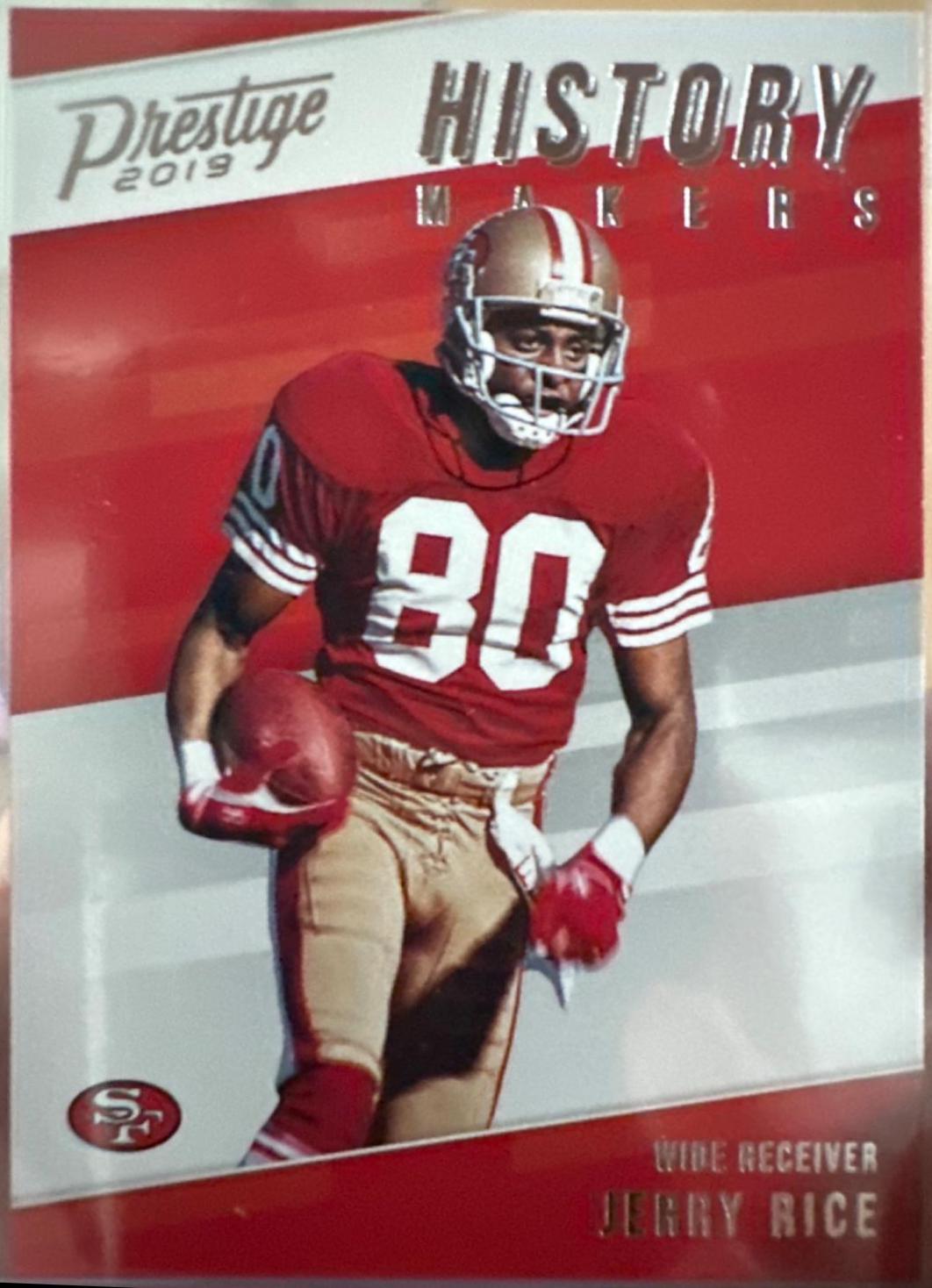 Jerry Rice #HM-JR Football Cards 2019 Panini Prestige History Makers