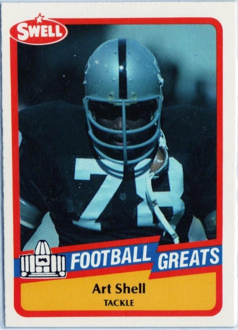 Art Shell #37 Football Cards 1989 Swell Greats