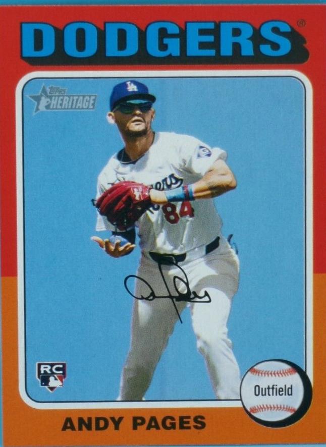 Andy Pages [Image Variation] #696 Prices | 2024 Topps Heritage