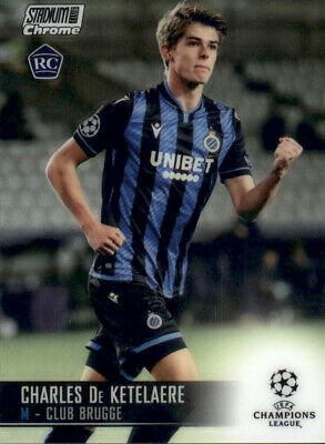 Charles De Ketelaere #36 Soccer Cards 2020 Stadium Club Chrome UEFA Champions League
