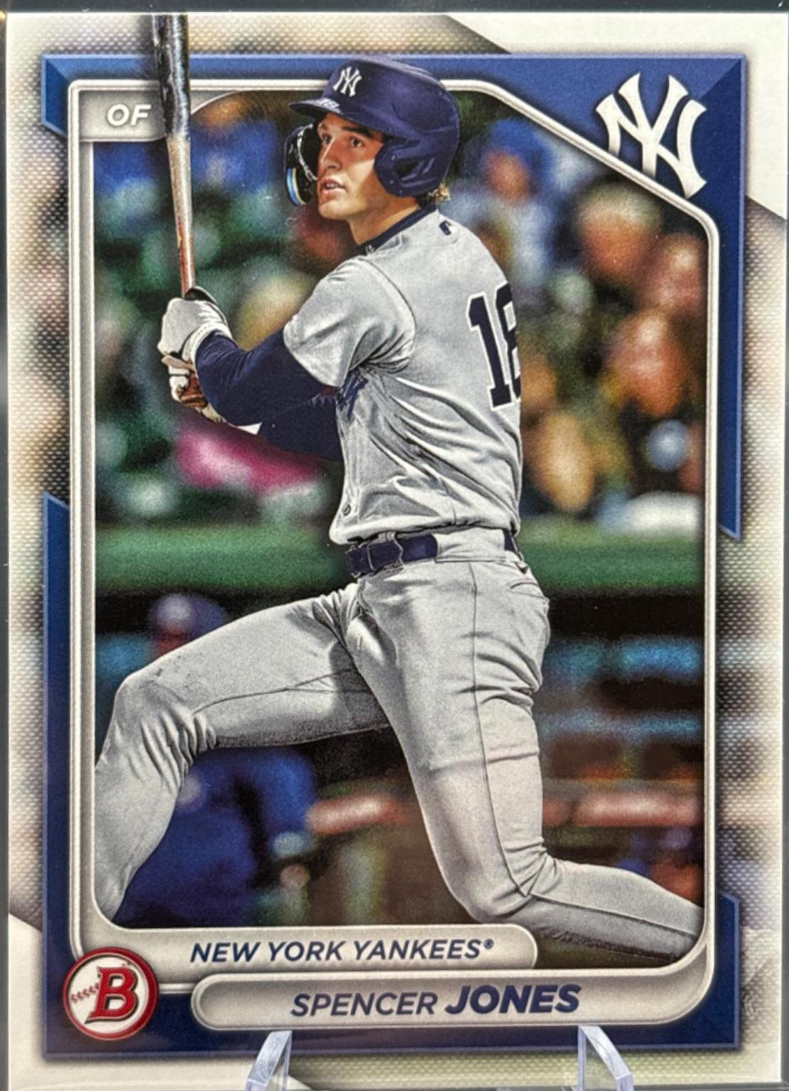 Spencer Jones #BP-32 Baseball Cards 2024 Bowman Prospects