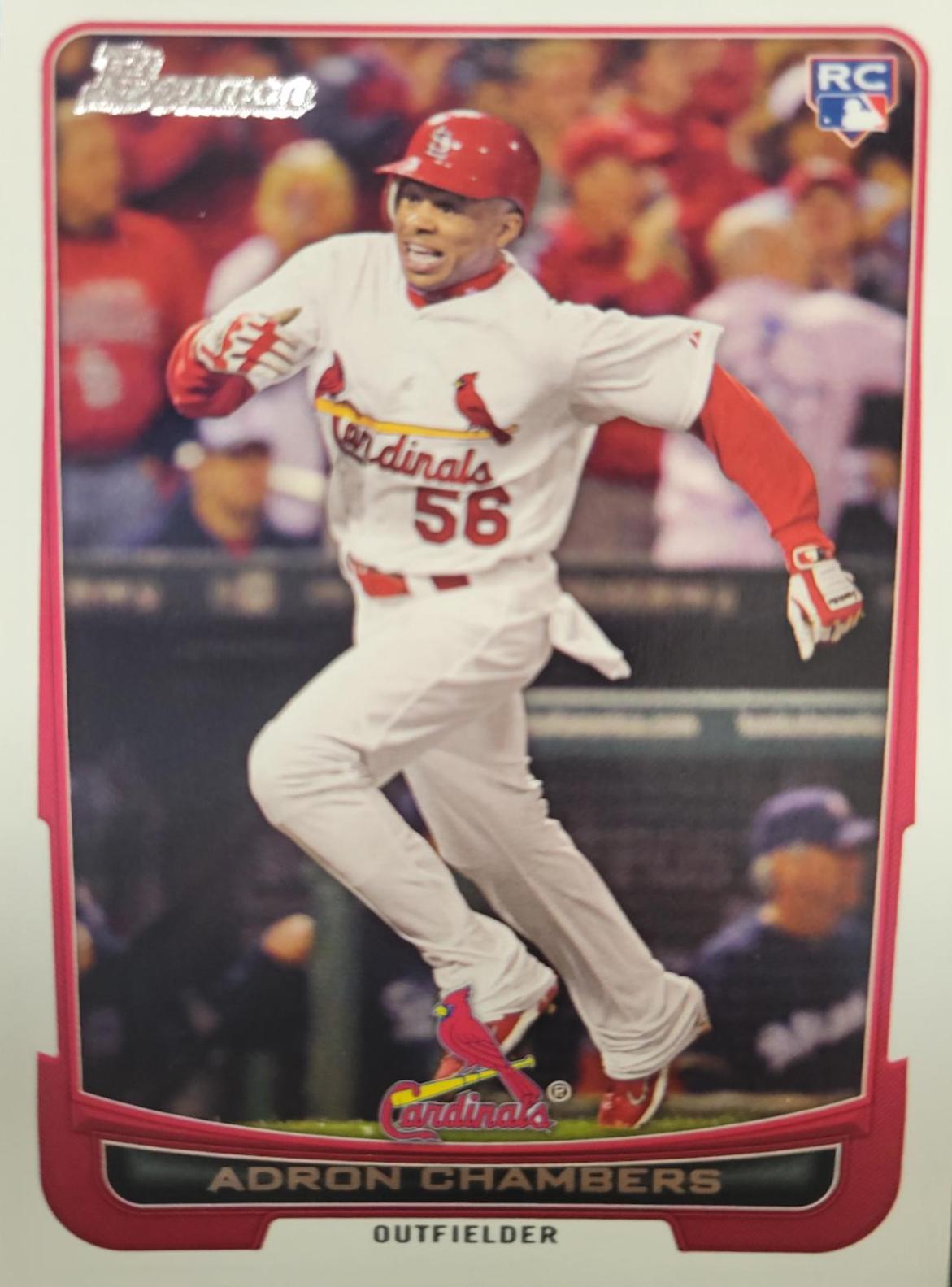 Aaron Chambers #207 Baseball Cards 2012 Bowman