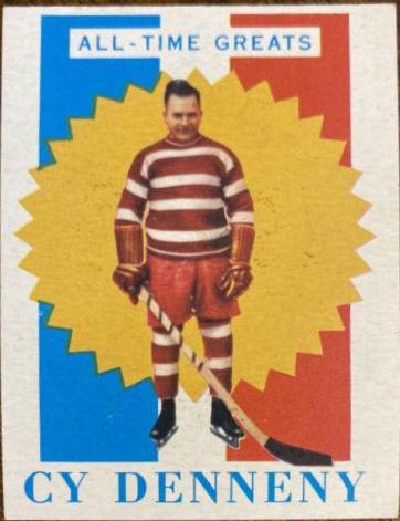 Cy Denneny #8 Hockey Cards 1960 Topps