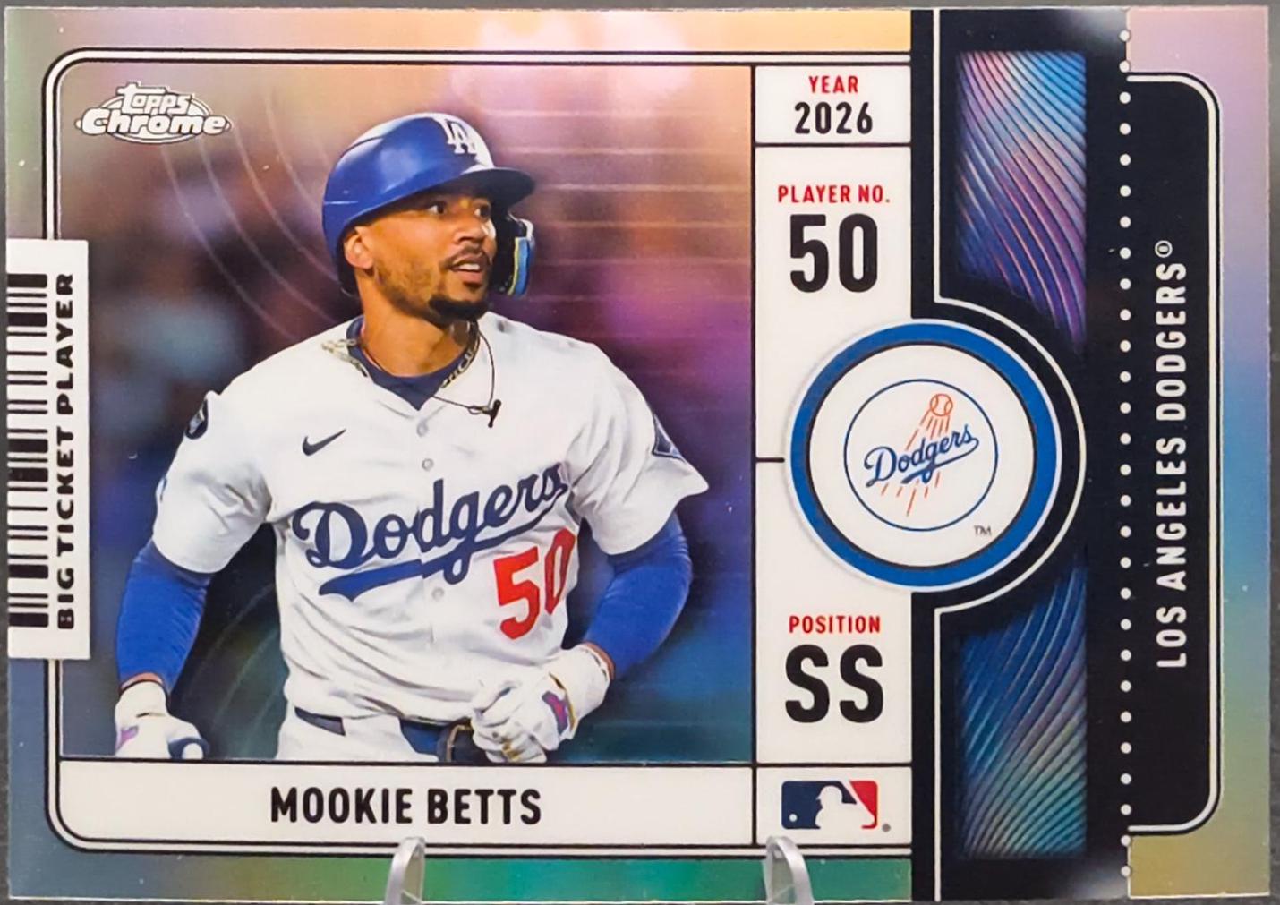 Mookie Betts #BTP-8 Prices | 2026 Topps Chrome Big Ticket Players