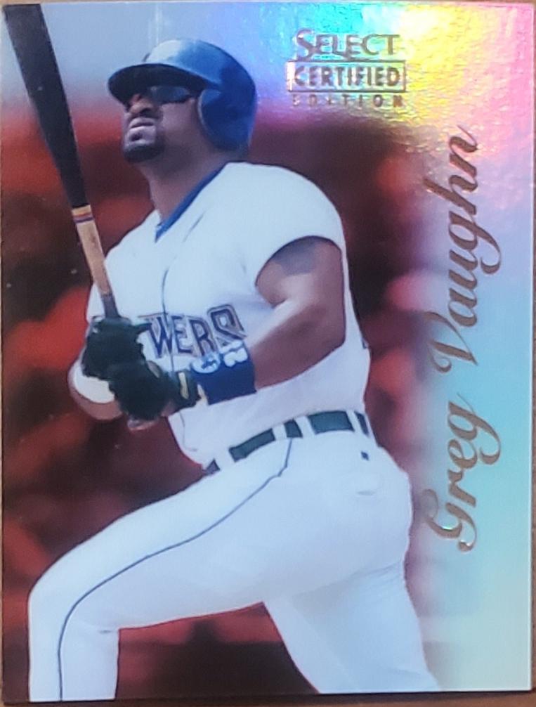 Greg Vaughn [Mirror Gold] #55