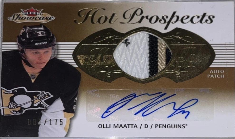 Olli Maatta [White Hot Jumbo Patch Autograph Patch] #172