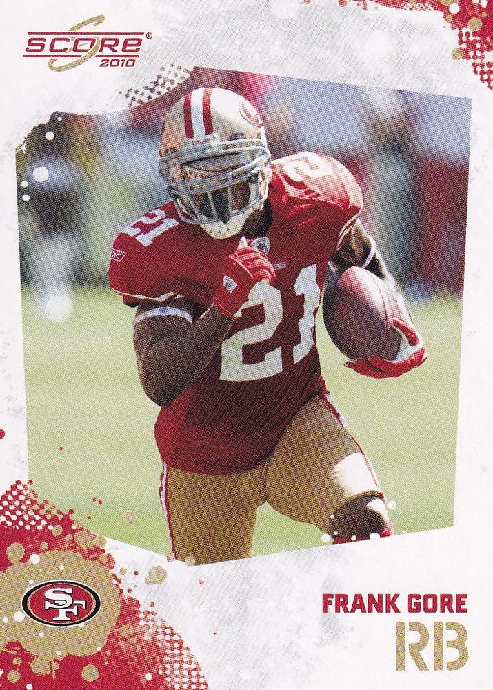 Frank Gore #248 2010 Panini Score Football