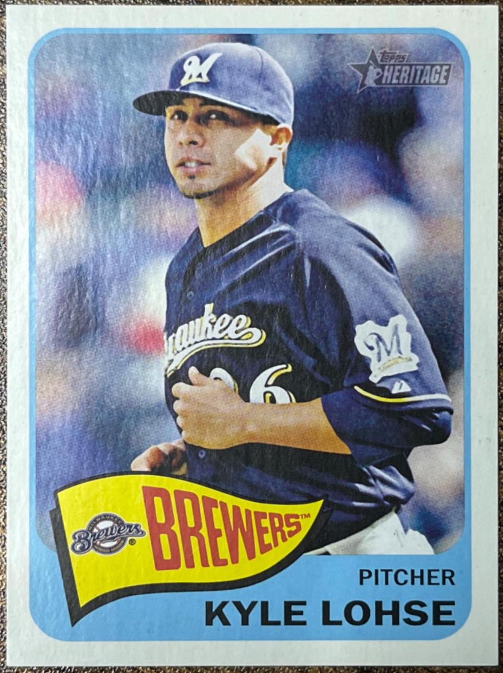 Kyle Lohse #25 Baseball Cards 2014 Topps Heritage