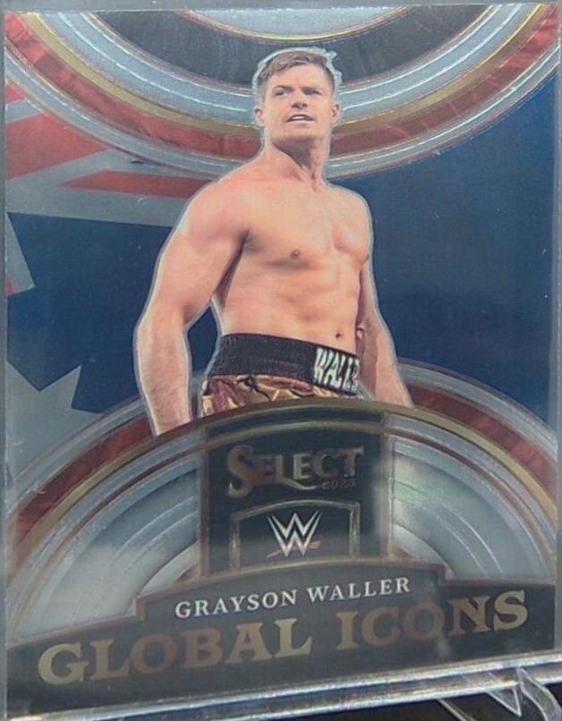 Grayson Waller #8 Wrestling Cards 2023 Panini Select WWE Global Icons