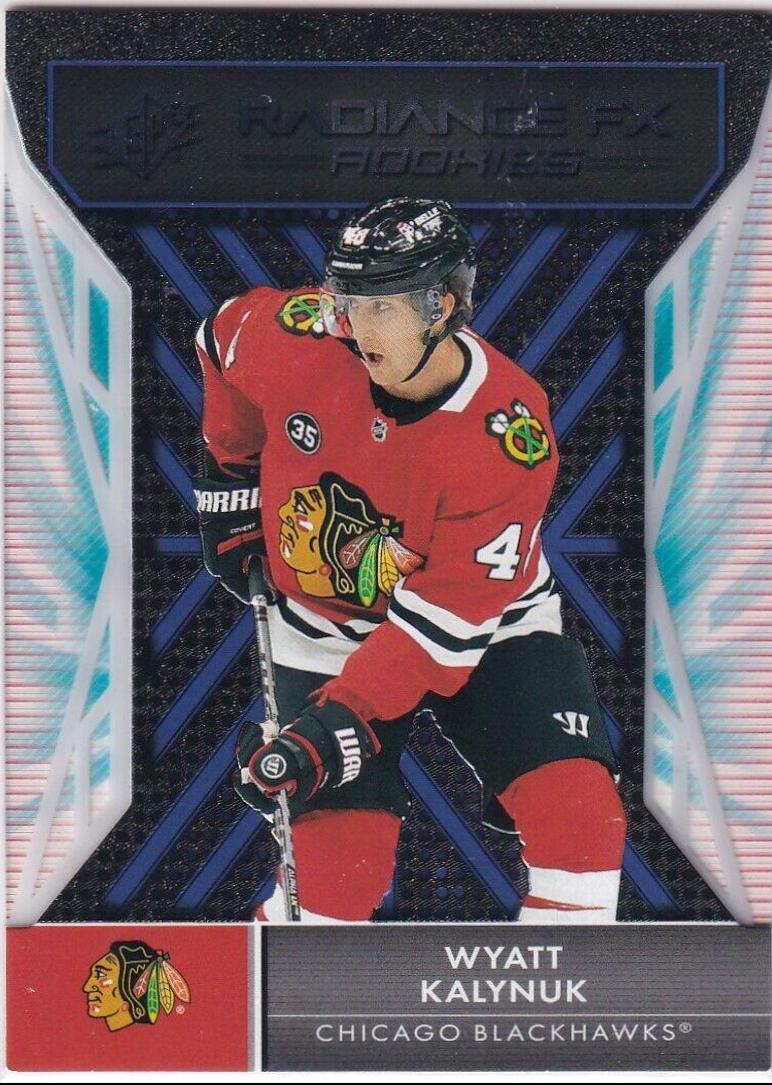 Wyatt Kalynuk #RFX-64 2021-22 SPx Hockey Radiance F/X