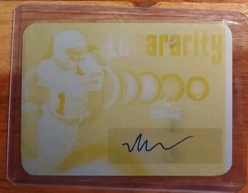Xavier Worthy #L-XW1 2024 Leaf Metal Lunararity Autograph Football