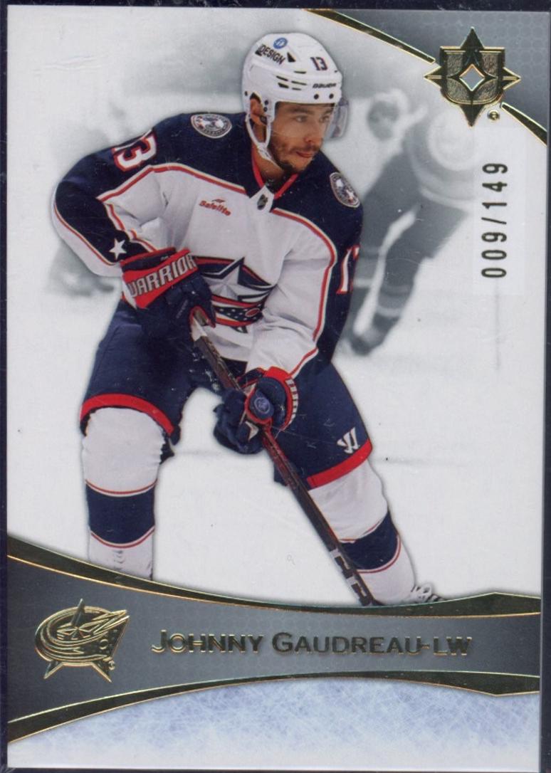 Johnny Gaudreau #17 Hockey Cards 2022 Upper Deck Ultimate Collection