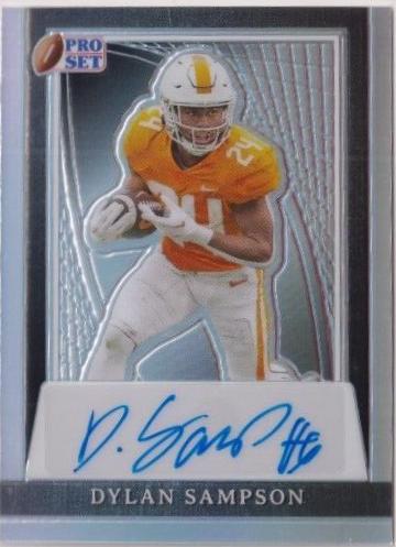 Dylan Sampson #PA-DS1 2024 Pro Set Metal Autograph Football