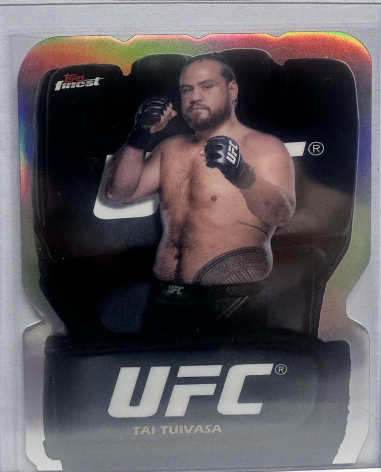 Tai Tuivasa #FGD-16 Ufc Cards 2024 Topps Finest UFC Fight Glove Die-Cut